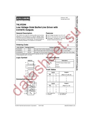 74LVX244MTC datasheet  